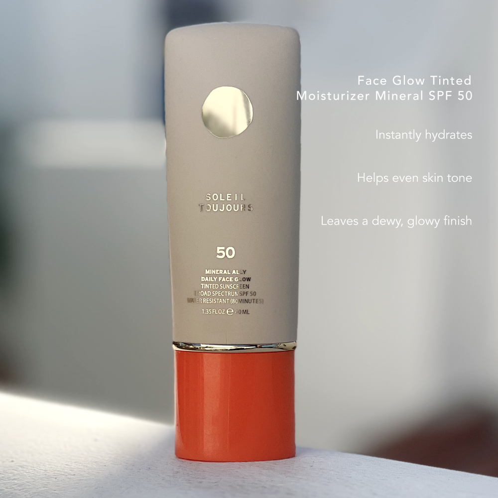 Face Glow Tinted Moisturizer Mineral SPF 50 with Vitamin C & Niacinamide